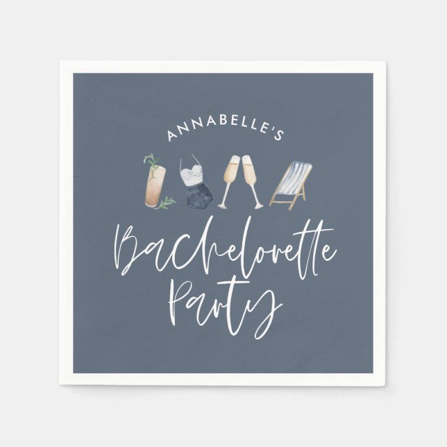 Bachelorette-Syndrom Serviette (Vorderseite)