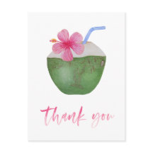 Bachelorette Tropical Coconut Vielen Dank
