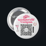 Bachelorette Venmo QR Code Kaufen Sie die Braut ei Button<br><div class="desc">Achten Sie darauf, dass die Braut nicht für einen Single-Drink mit dem großen Junggeselinnen-Abschied Venmo QR-Taste bezahlen muss! Kaufen Sie einen für den gesamten Junggeselinnen-Abschied! Fügen Sie einfach Ihr eigenes QR-Codebild für Venmo, PayPal oder Cash App hinzu. Jeder am Party kann diesen QR-Code einfach einscannen und Geld auf Ihr Konto...</div>