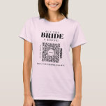 Bachelorette Venmo QR Code Kaufen Sie die Braut ei T-Shirt<br><div class="desc">Achten Sie darauf, dass die Braut nicht für einen Single Drink mit dem großen Junggeselinnen-Abschied Venmo QR Code T - Shirt zu bezahlen! Kaufen Sie einen für den gesamten Junggeselinnen-Abschied! Fügen Sie einfach Ihr eigenes QR-Codebild für Venmo, PayPal oder Cash App hinzu. Jeder am Party kann diesen QR-Code einfach einscannen...</div>