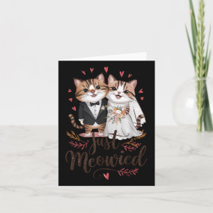 Bachelorette Wedding Party Bridge Groom Katzen nur Karte