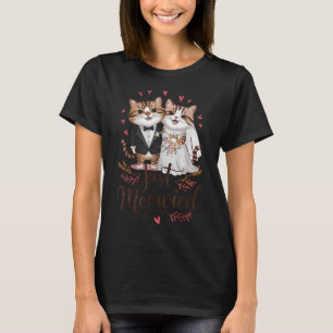 Bachelorette Wedding Party Bridge Groom Katzen nur T-Shirt