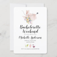Bachelorette Weekend in Austin Texas Einladung