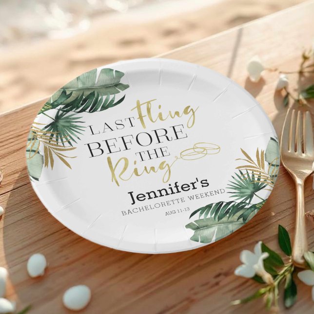 Bachelorette Weekend Paper Teller | Tropische Ring (Von Creator hochgeladen)