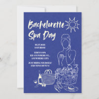 Bachelorette Wellness-Center Day Einladung
