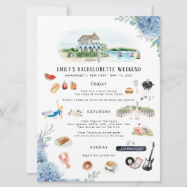 Bachelorette Wochenende | Amagansett, NY Einladung