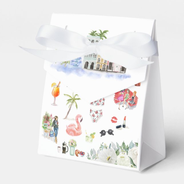 Bachelorette Wochenende | Charleston, SC Geschenkschachtel (Vorderseite)