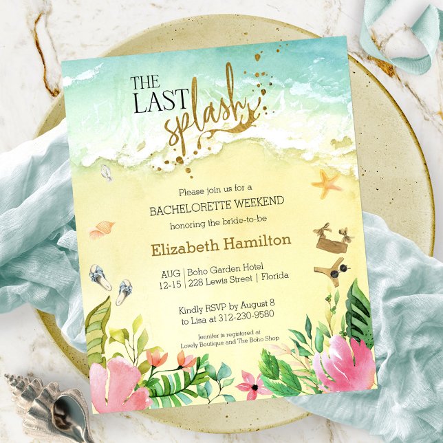 Bachelorette Wochenende Einladung (Von Creator hochgeladen)