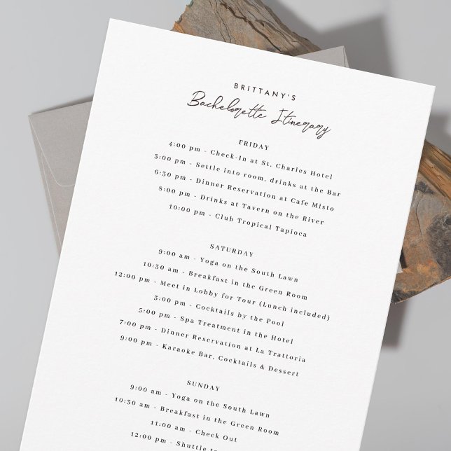 Bachelorette Wochenende Einladung (Von Creator hochgeladen)