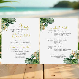 Bachelorette Wochenende Einladung