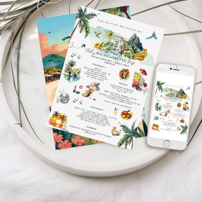 Bachelorette Wochenende | Jamaika Einladung (Von Creator hochgeladen)