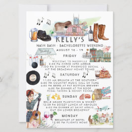 Bachelorette Wochenende | Nashville Einladung