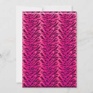 Bachelorette Zebra Fashion Purion Party Einladung