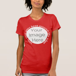 bacheloretten Sie Ihr Bild hier, Foto-Text T-Shirt