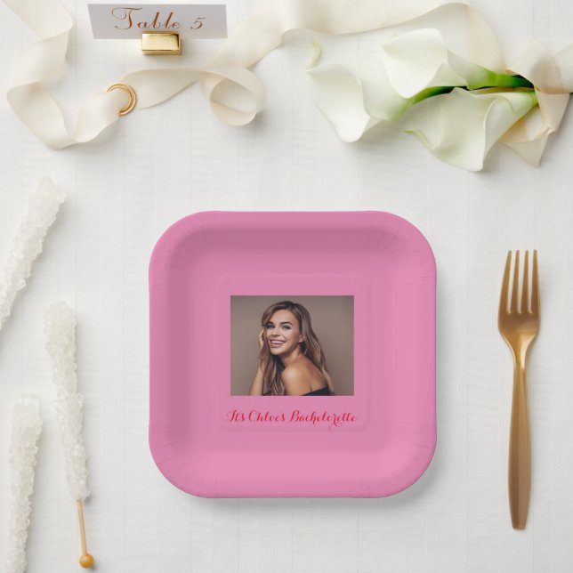 Bacheloretter-Teller Pappteller (Hochzeit)