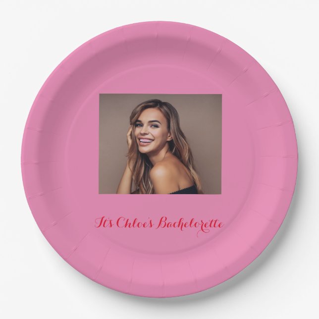 Bacheloretter-Teller Pappteller (Vorderseite)