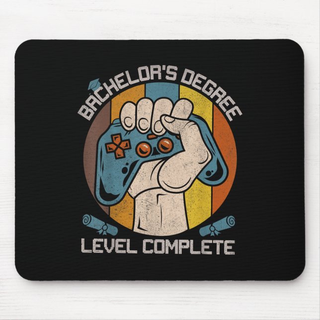 Bachelors Level Complete Gamer Abschluss C Mousepad (Vorne)