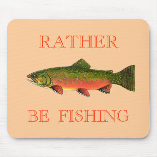 BACHFORELLE, EHER FISCHT MOUSEPAD