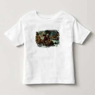 Bachforelle-Fischen - ein aufregender Moment, 1862 Kleinkind T-shirt