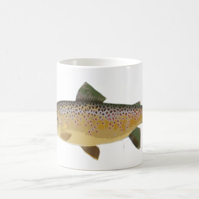 Bachforelle Kaffeetasse (Mittel)