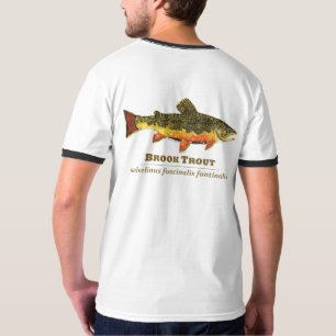 Bachforelle, Latein T-Shirt