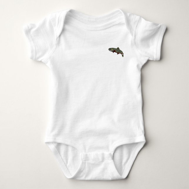 Bachforelle Polo Shirt (Vorderseite)
