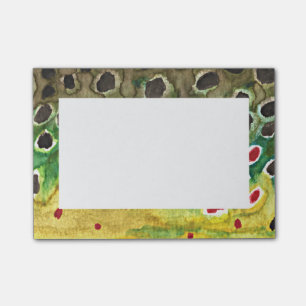 Bachforelle Post-it Klebezettel