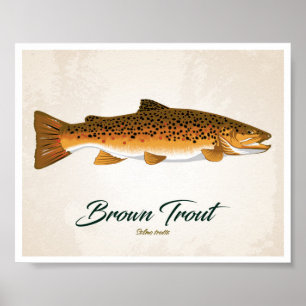 Bachforelle Poster