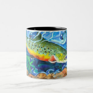Bachforelle Zweifarbige Tasse