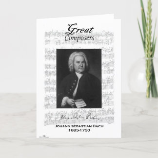 BachGreetings Karte