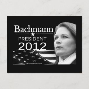 Bachmann für Präsident Postkarte