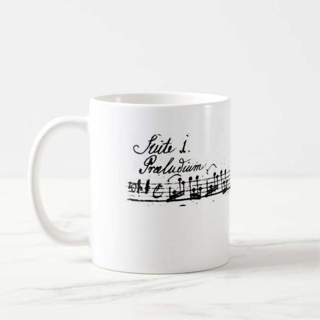 Bach's Cello Suite Kaffeetasse (Links)