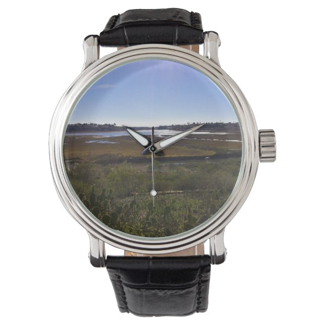 Back Bay, Newport Beach, Kalifornien Armbanduhr (Vorderseite)