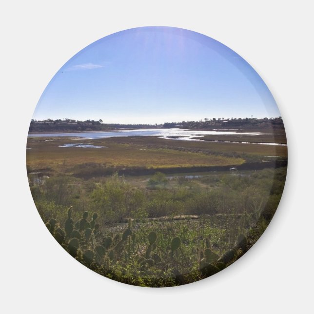 Back Bay, Newport Beach, Kalifornien Magnet (Vorne)