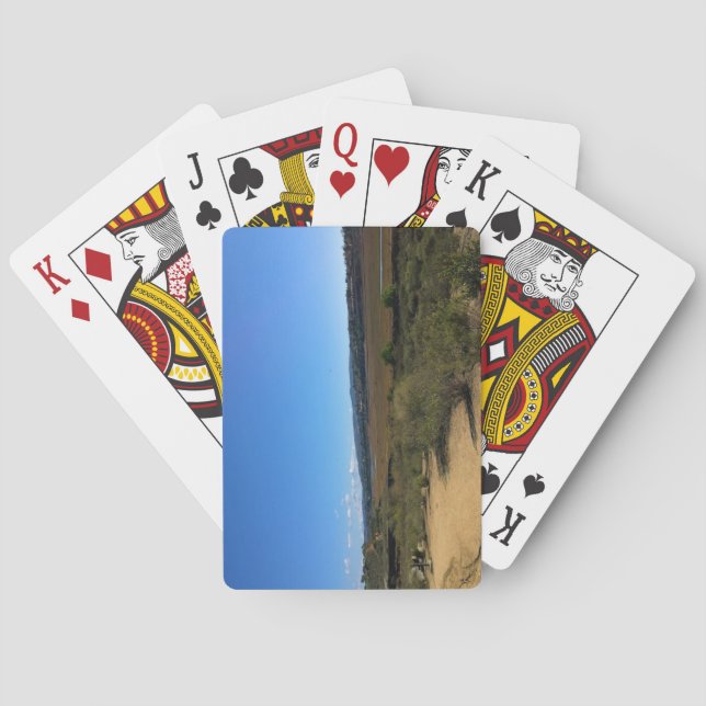 Back Bay, Newport Beach, Kalifornien Spielkarten (Rückseite)