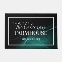 Back Creative Modern Farmhouse Family Monogram