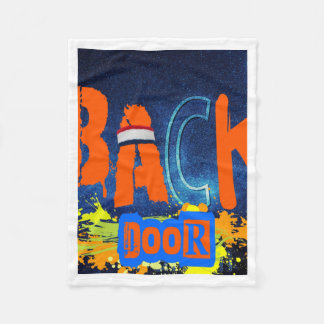 „Back Door Chemistry“-Design-Chiffon-Oberteil Fleecedecke