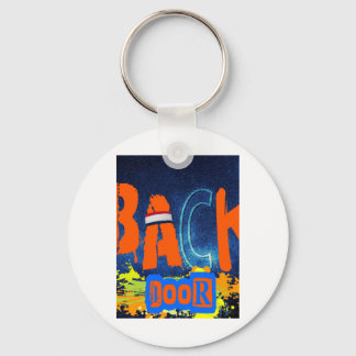 „Back Door Chemistry“-Design-Chiffon-Oberteil Schlüsselanhänger