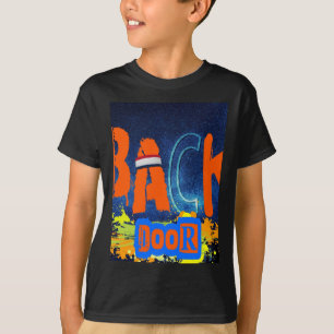 „Back Door Chemistry“-Design-Chiffon-Oberteil T-Shirt