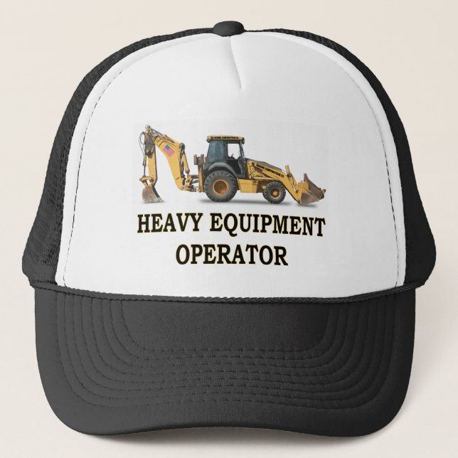 BACK HOE LOADER TRUCKERKAPPE (Vorderseite)