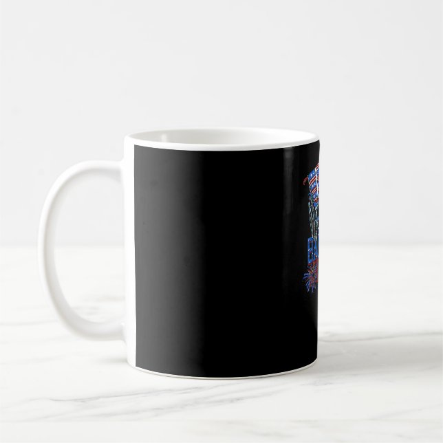 Back It Up Terry American Flag Independence Day 4t Kaffeetasse (Links)