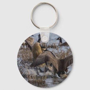 Back Off Schlüsselanhänger