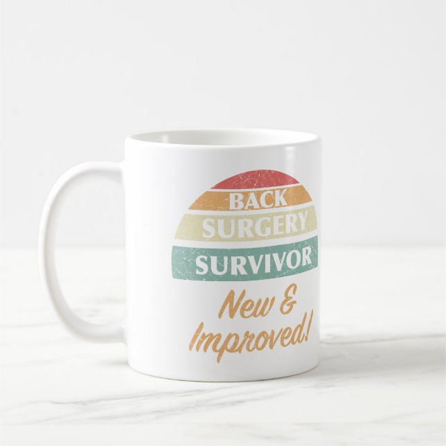 Back Operation Survivor Spaß Kaffeetasse (Links)