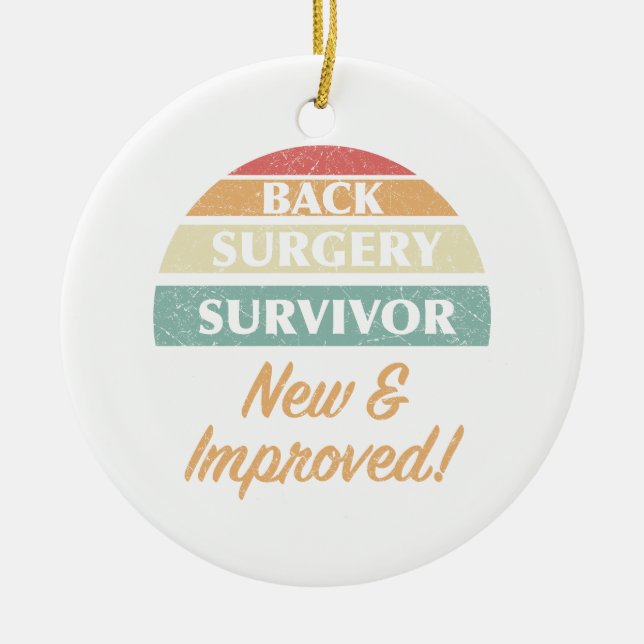 Back Operation Survivor Spaß Keramik Ornament (Vorne)