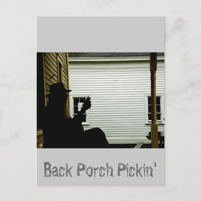 Back Porch Pickin Postkarte (Vorderseite)