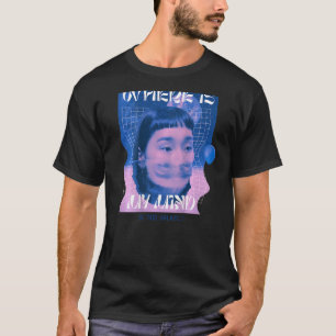 Back Print Techno music Vaporwave EDM Party raver T-Shirt