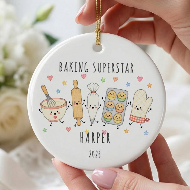 Back-Superstar Personalisierter Weihnachtsschmuck (Von Creator hochgeladen)