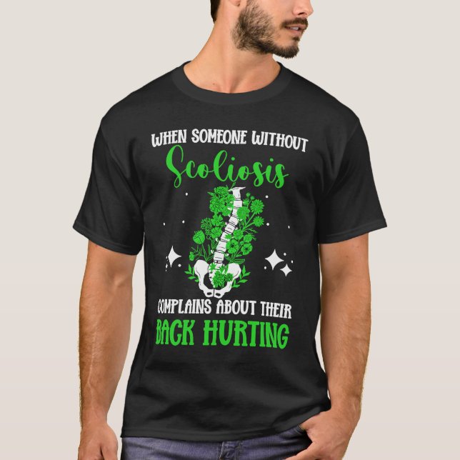 Back Surgery Recovery Scoliosis Awareness T-Shirt (Vorderseite)