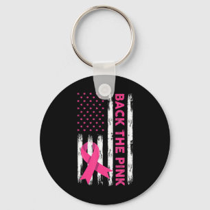 Back The Pink Breast Cancer Awareness T - Shirt62 Schlüsselanhänger