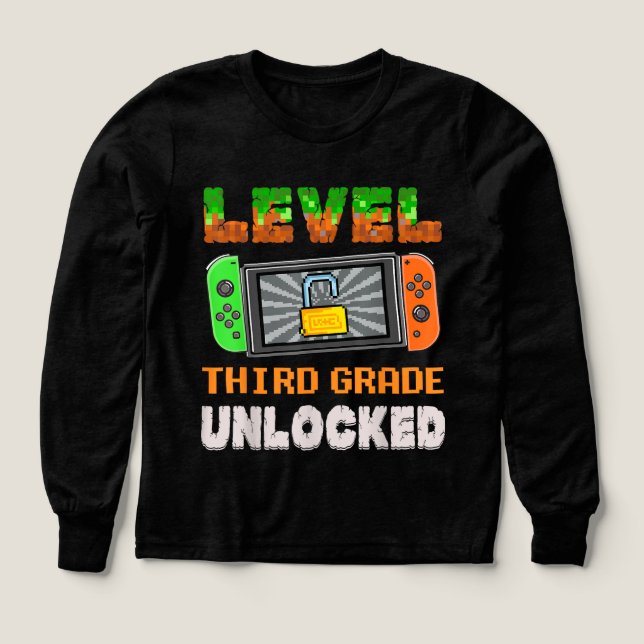 Back to School 3rd Grade Boys Gamer  (Design Vorderseite)